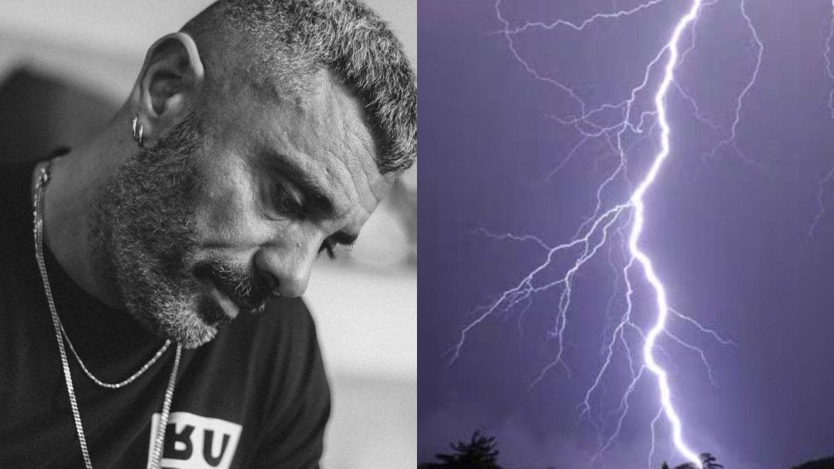 A sinistra, Marco Zampilli, 42 anni.