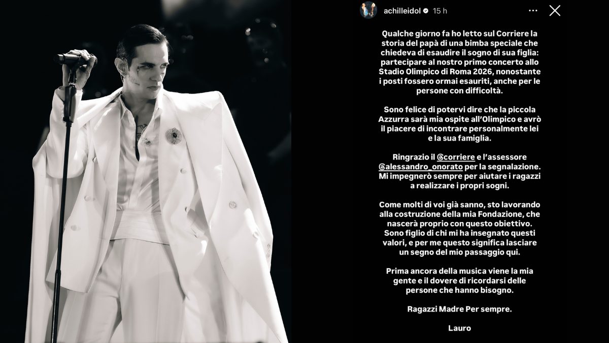 Achille Lauro, 2025