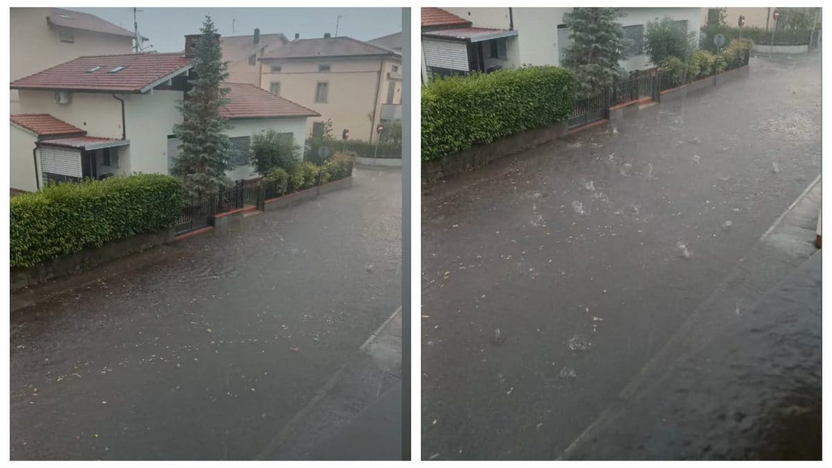 Strade come fiumi ad Agliana (Pistoia)