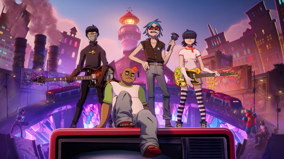 Gorillaz, via Fortnite