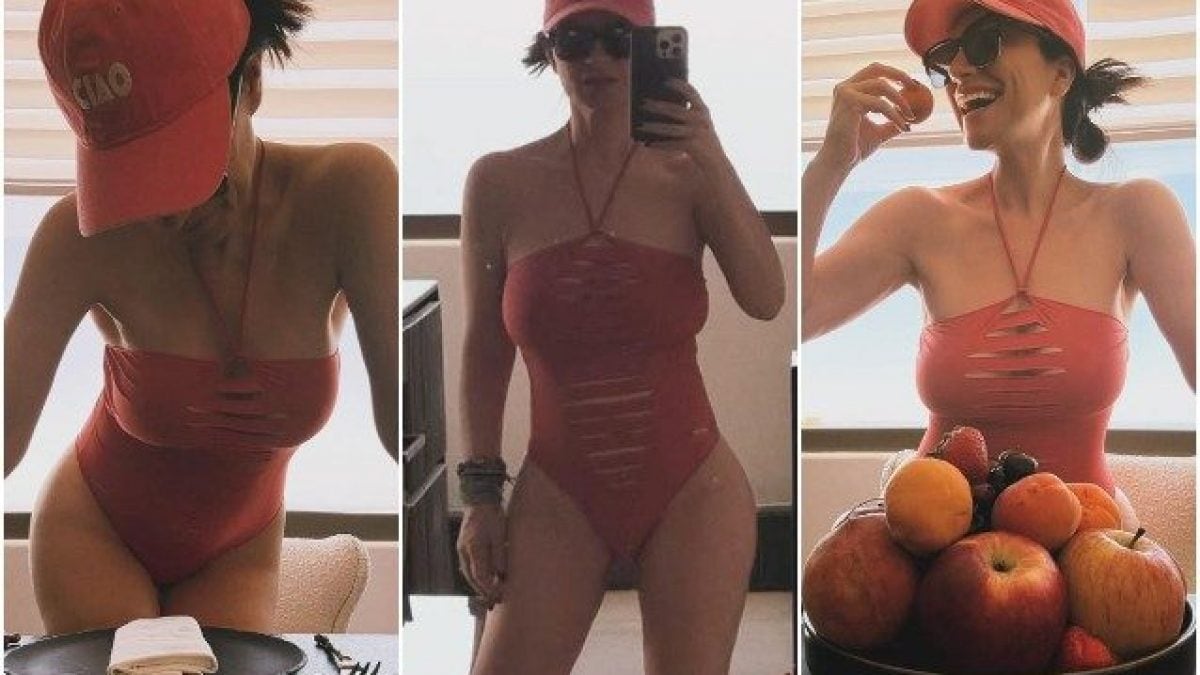 Laura Pausini in costume – ph via Instagram