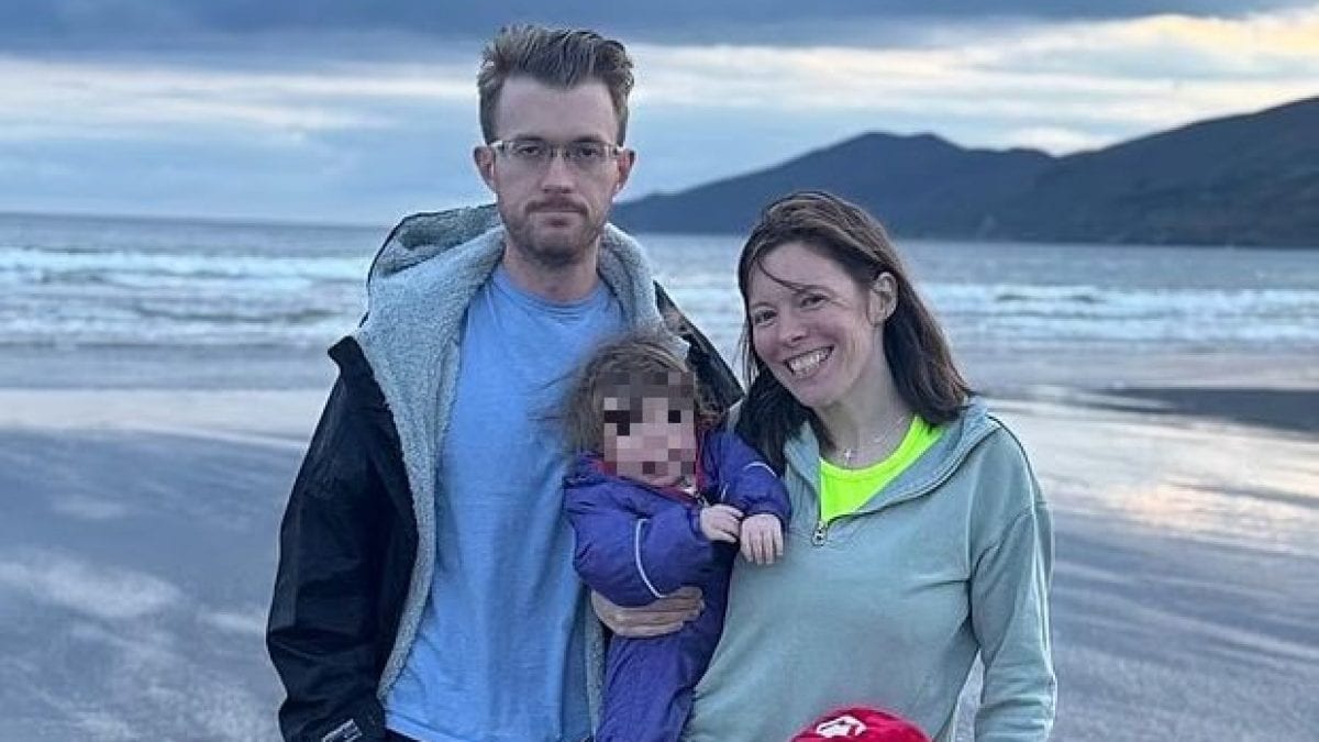 Warren Tierney con la sua famiglia