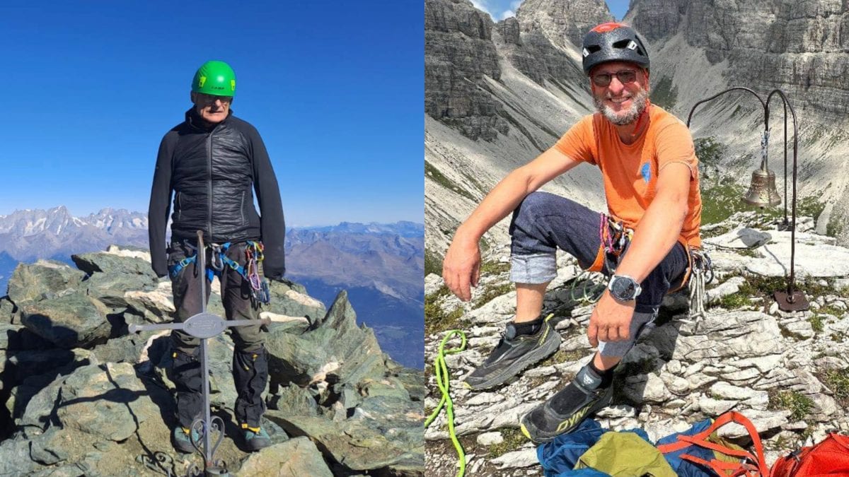 Mauro Pratesi, 73 anni, e Filippo Belloni, 53 – Foto Facebook.