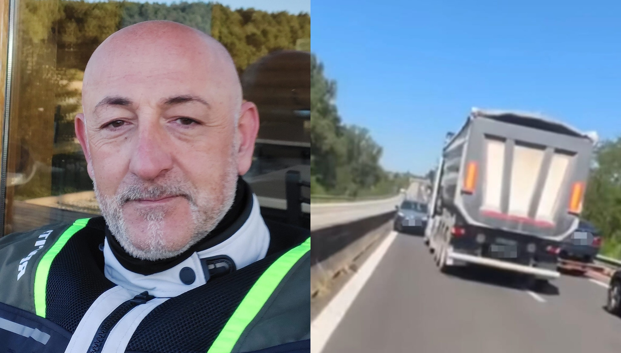 Auto contromano sull'E45, camionista si ferma e la blocca con il suo tir: "Agito d'istinto, non sono un eroe"