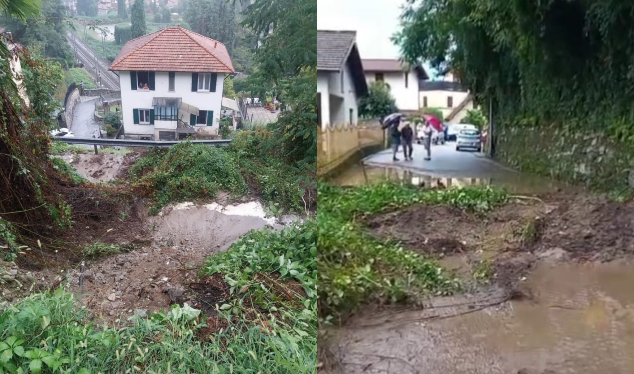 La situazione a Baveno – Foto Facebook.