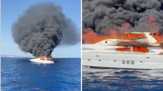 Formentera, yacht di 30 metri va a fuoco e affonda: a bordo sette turisti. "È successo tutto in un istante"
