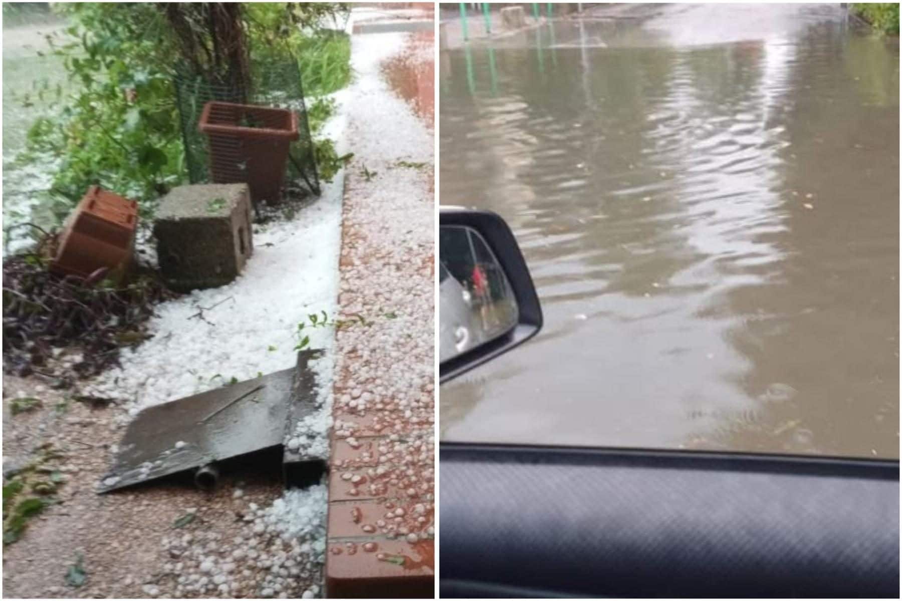 Maltempo in Veneto, nubifragi e grandinate su Padova: strade allagate e alberi caduti