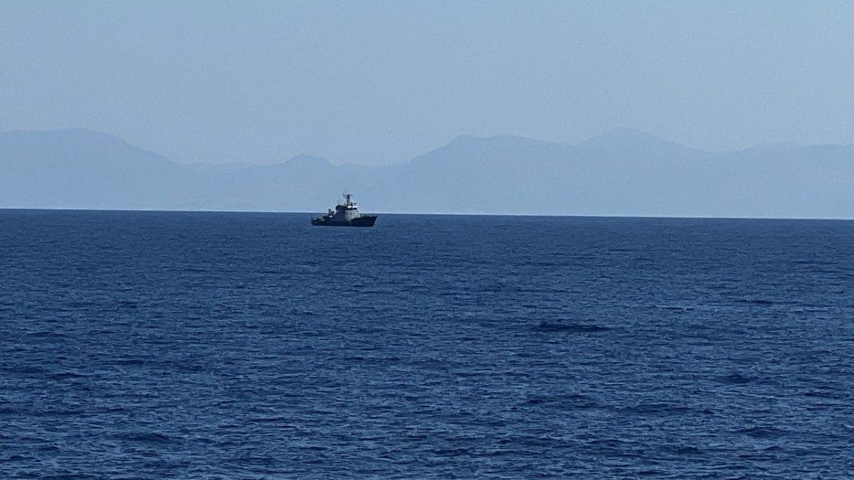 Frontex pattuglia l’sola greca di Gavdos. Foto di Lidia Ginestra Giuffrida