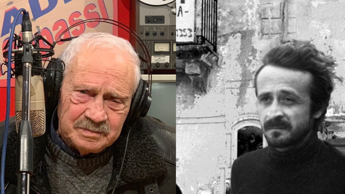 a sinistra Salvo Vitale, foto Facebook. A destra Peppino Impastato