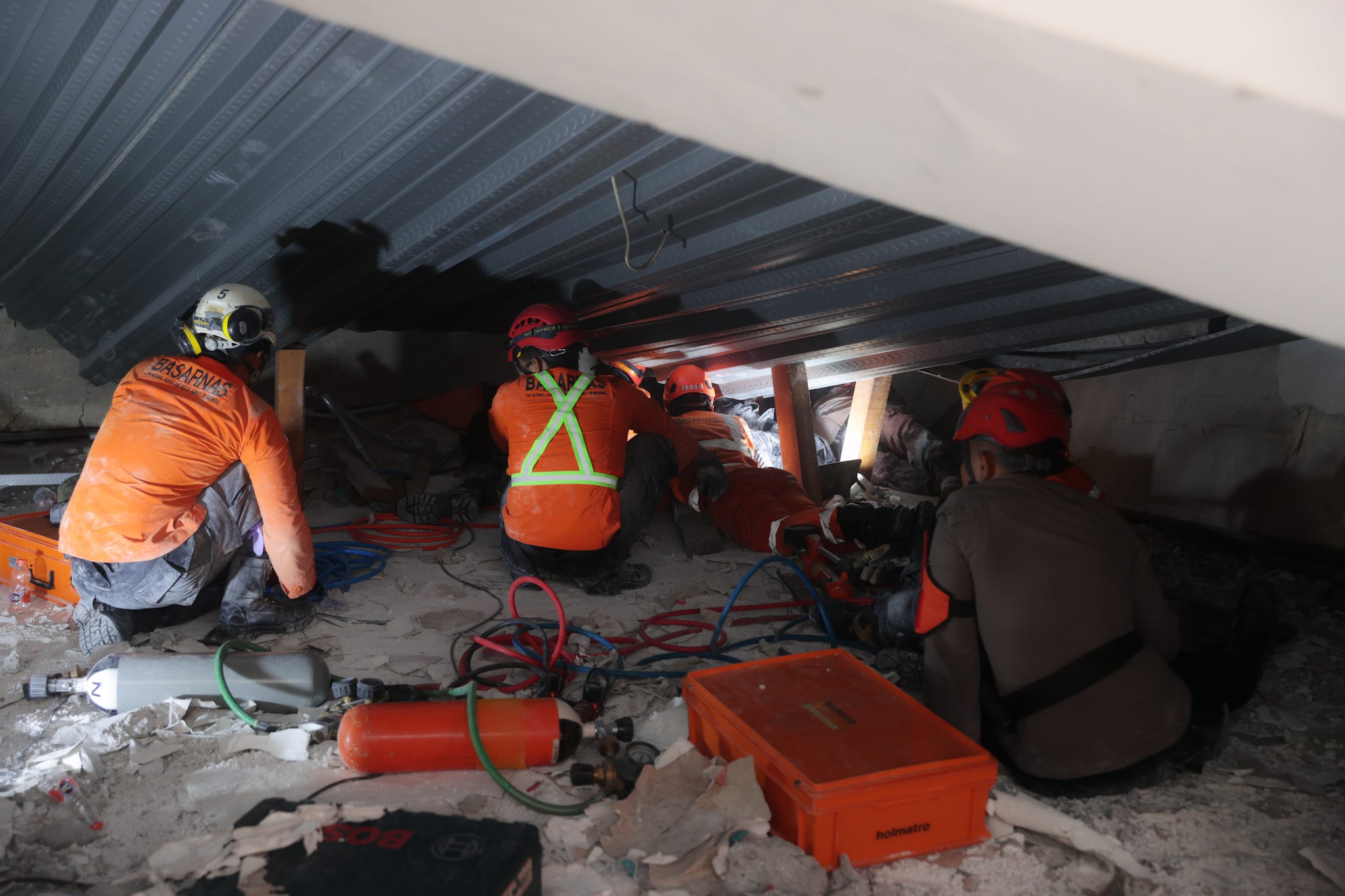 Le operazioni di soccorso