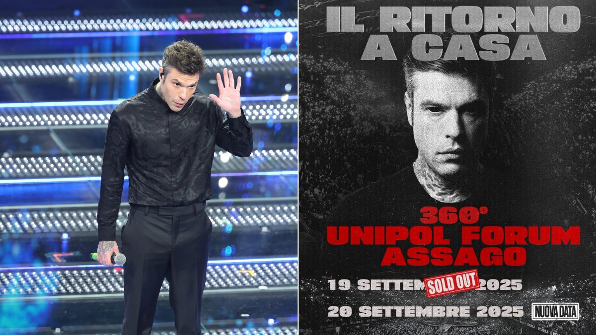 Fedez, via LaPresse e Instagram