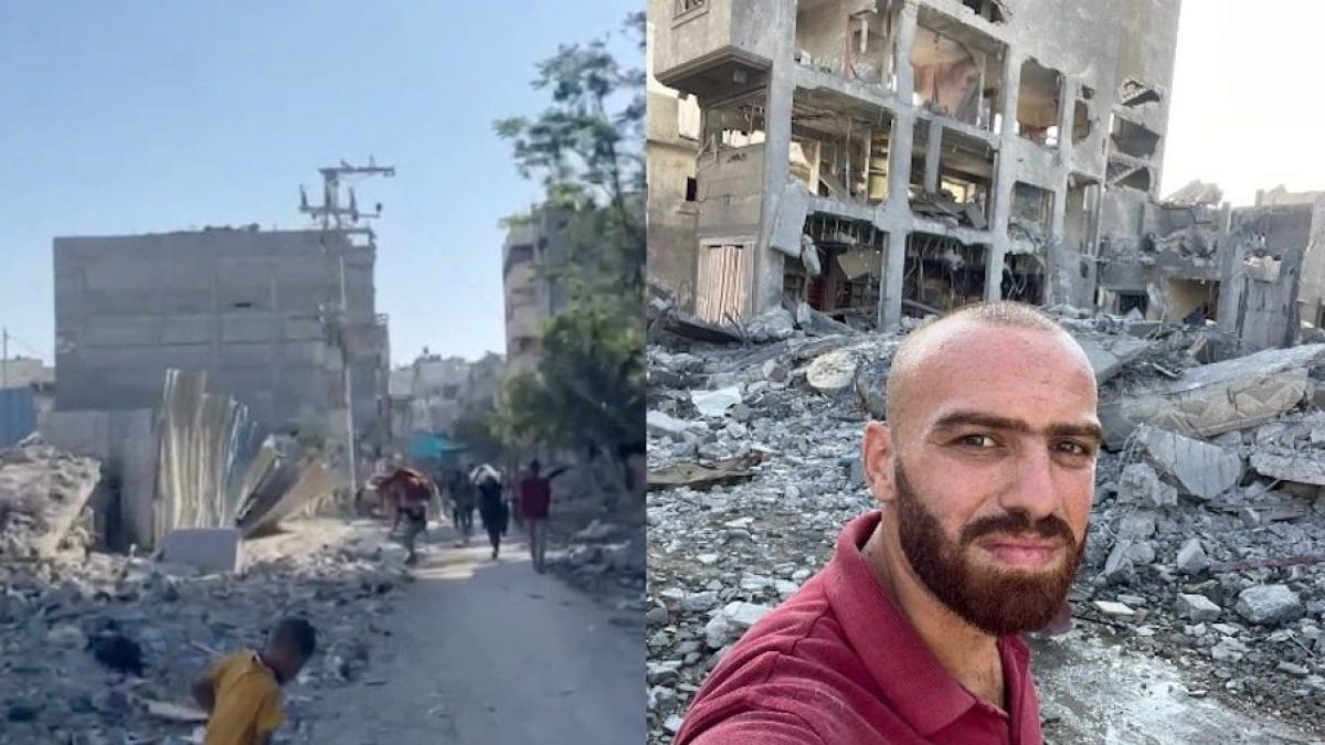 Mohamed Alamarin, operatore umanitario di Gaza City