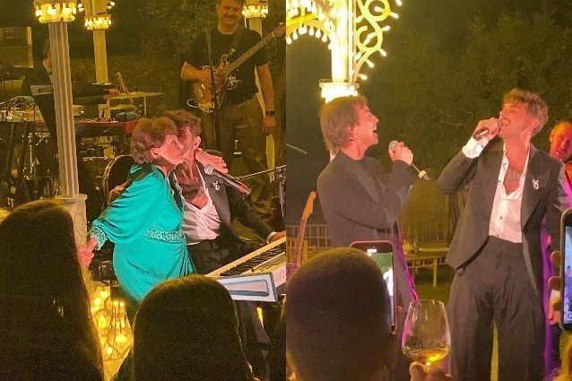 Renzo Rubino con la nonna Mimma e con Diodato