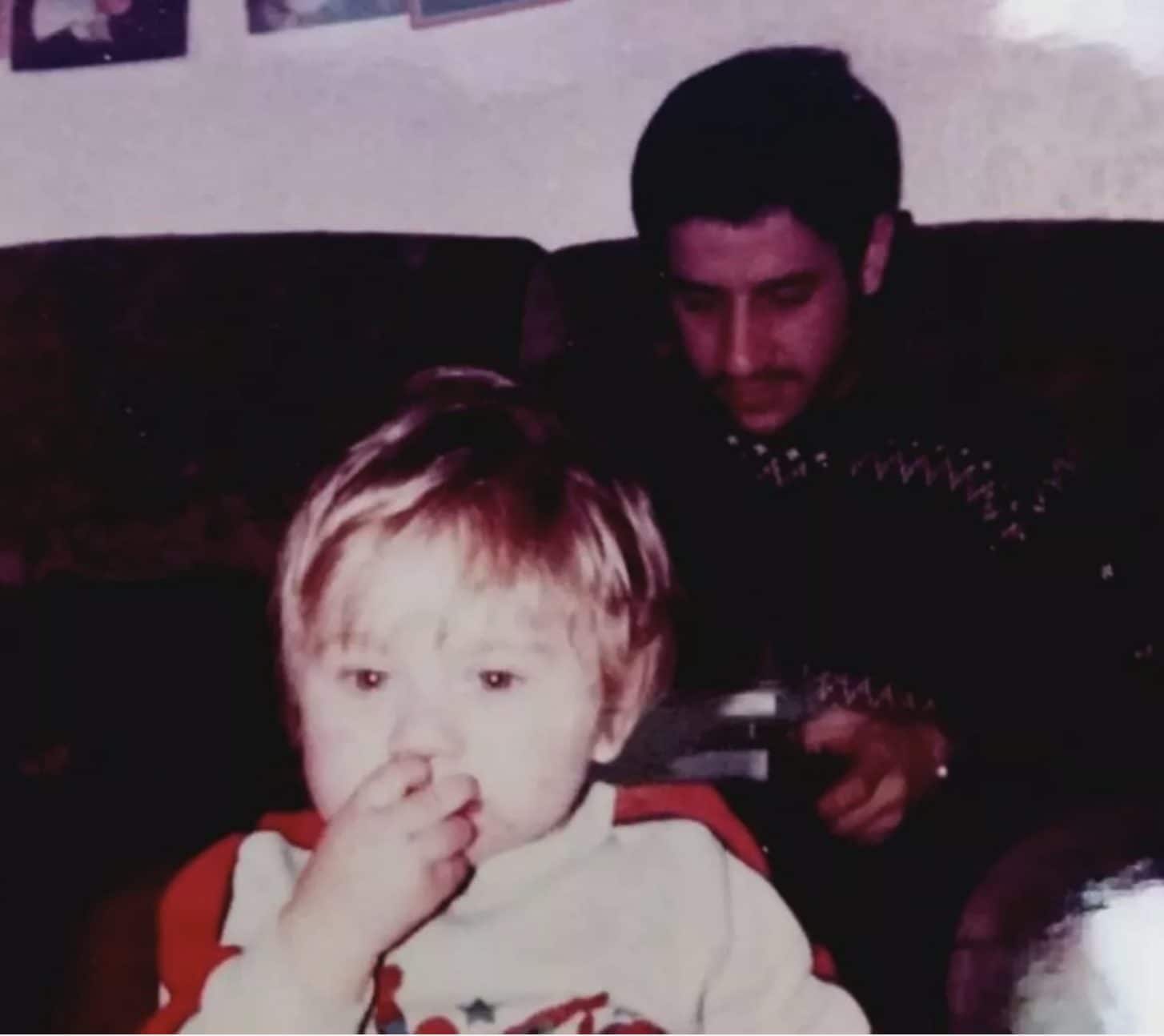 Una foto di qualche anno fa di Norman e David da piccolo
