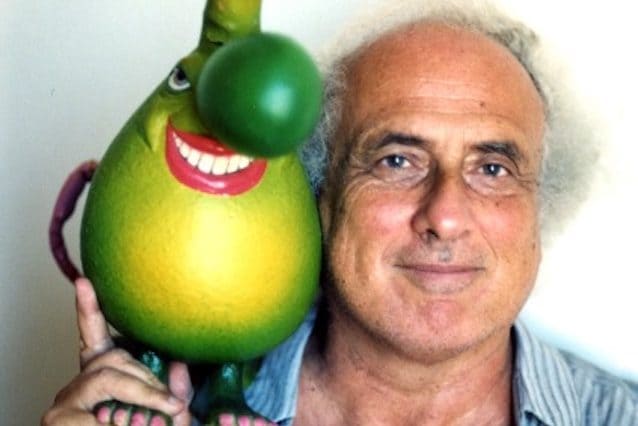 Una foto di Stefano Benni postata dal figlio su Facebook