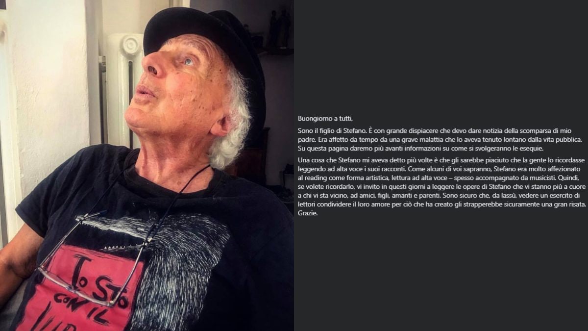 Stefano Benni, via Facebook