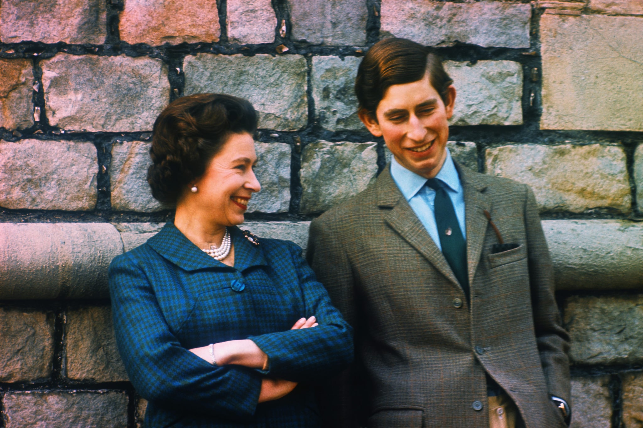 La regina Elisabetta e il figlio Carlo.