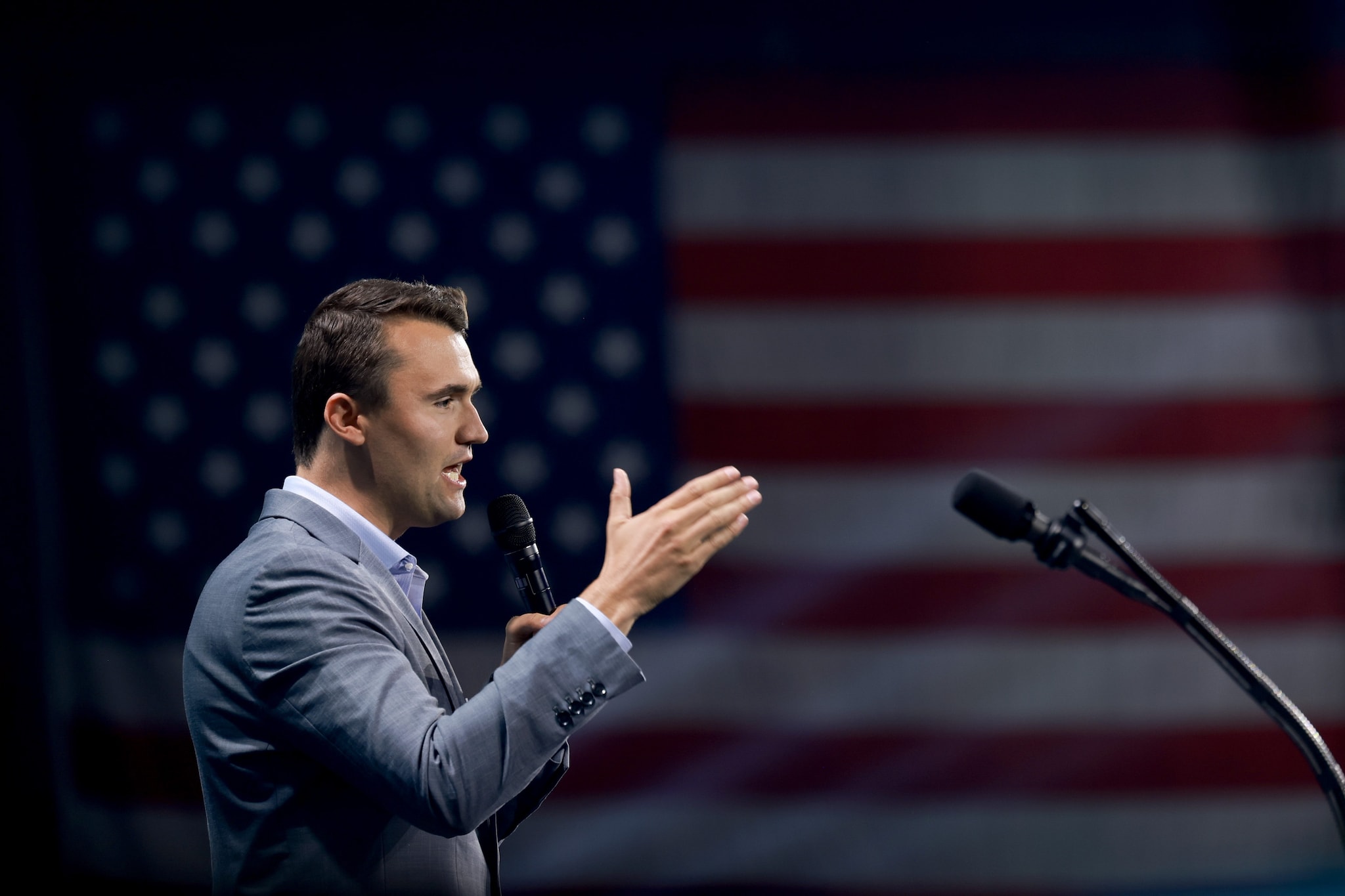 Charlie Kirk, 31 anni.