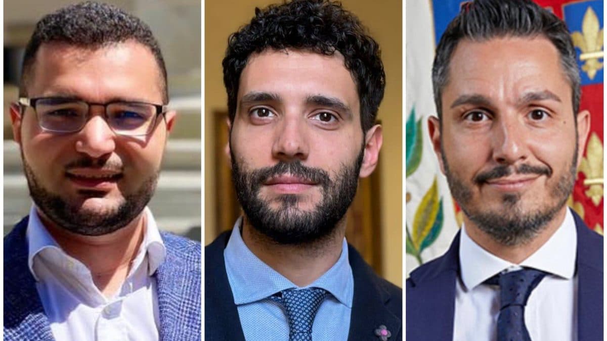 Da sinistra: Andrea Poggianti, Tommaso Cocci, Claudio Belgiorno