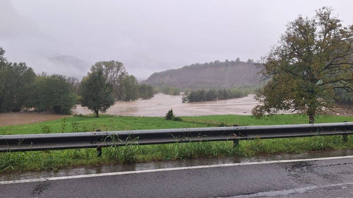 alluvione nell’Alessandrino, foto di Coldiretti