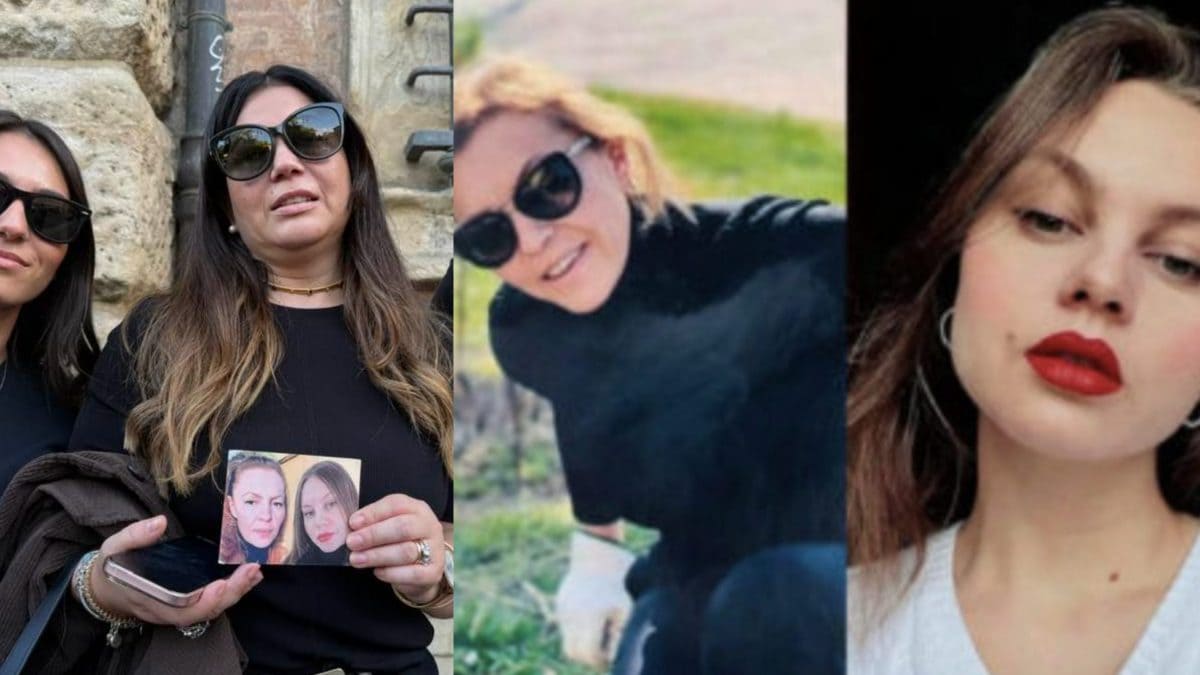 I familiari delle due vittime (a sinistra), a destra: Gabriella e Renata.