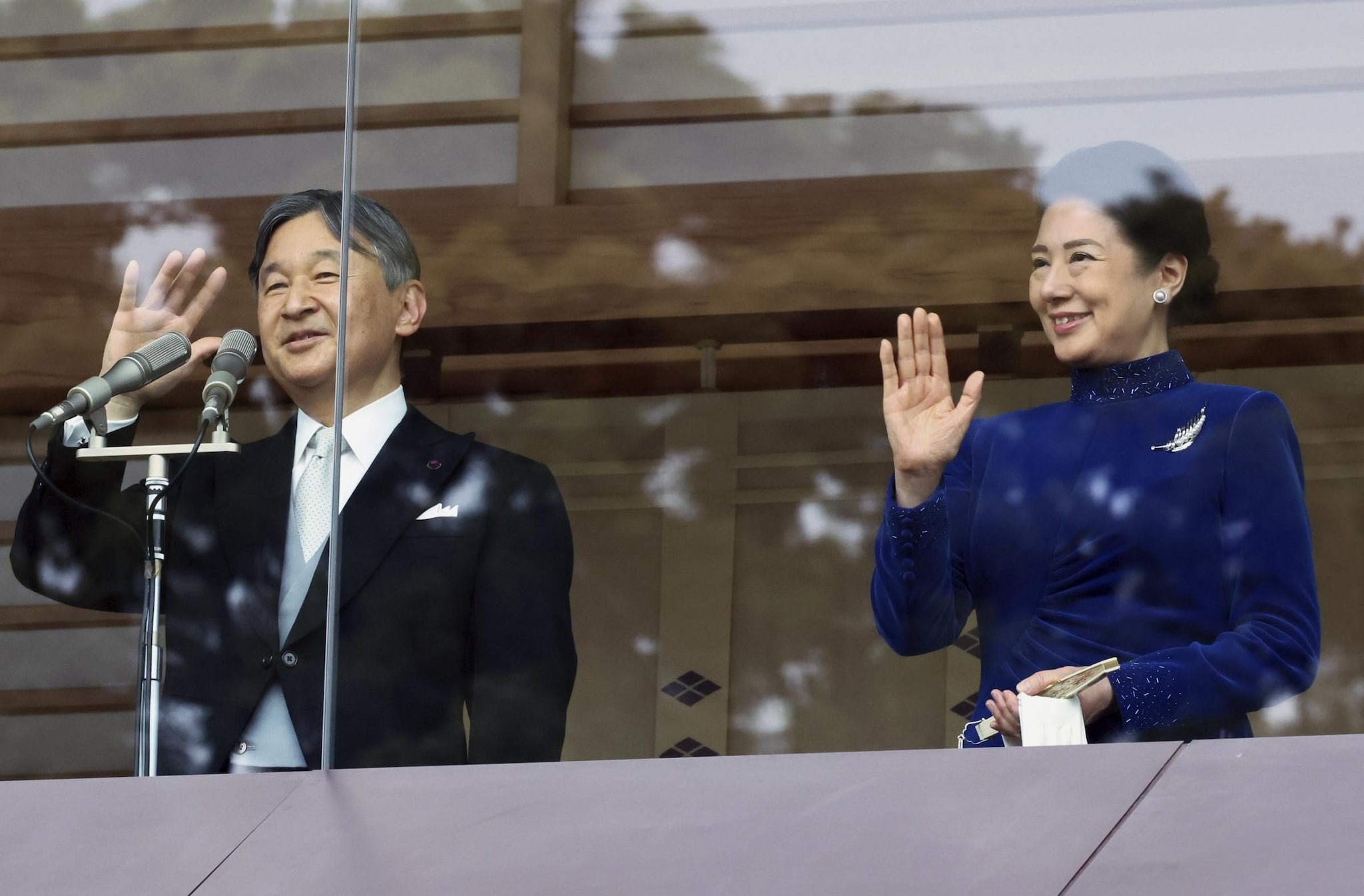 L’attuale imperatore Naruhito e l’imperatrice Masako.