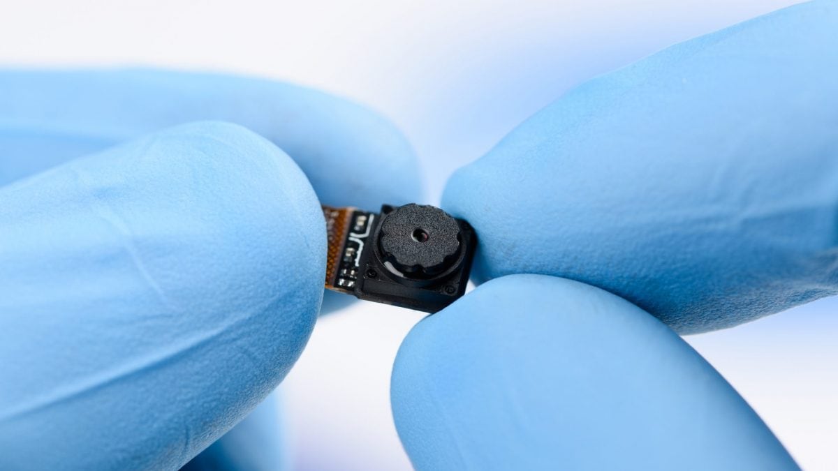 Microcamera – immagine di repertorio.