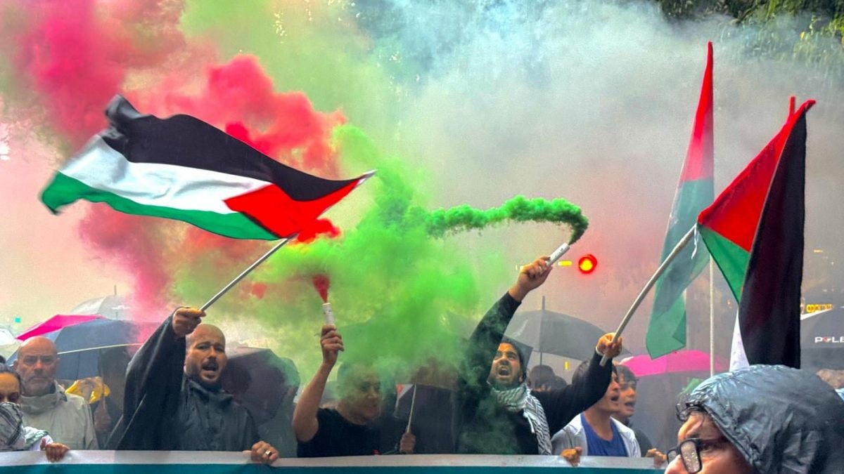 Sciopero per Gaza a Milano.