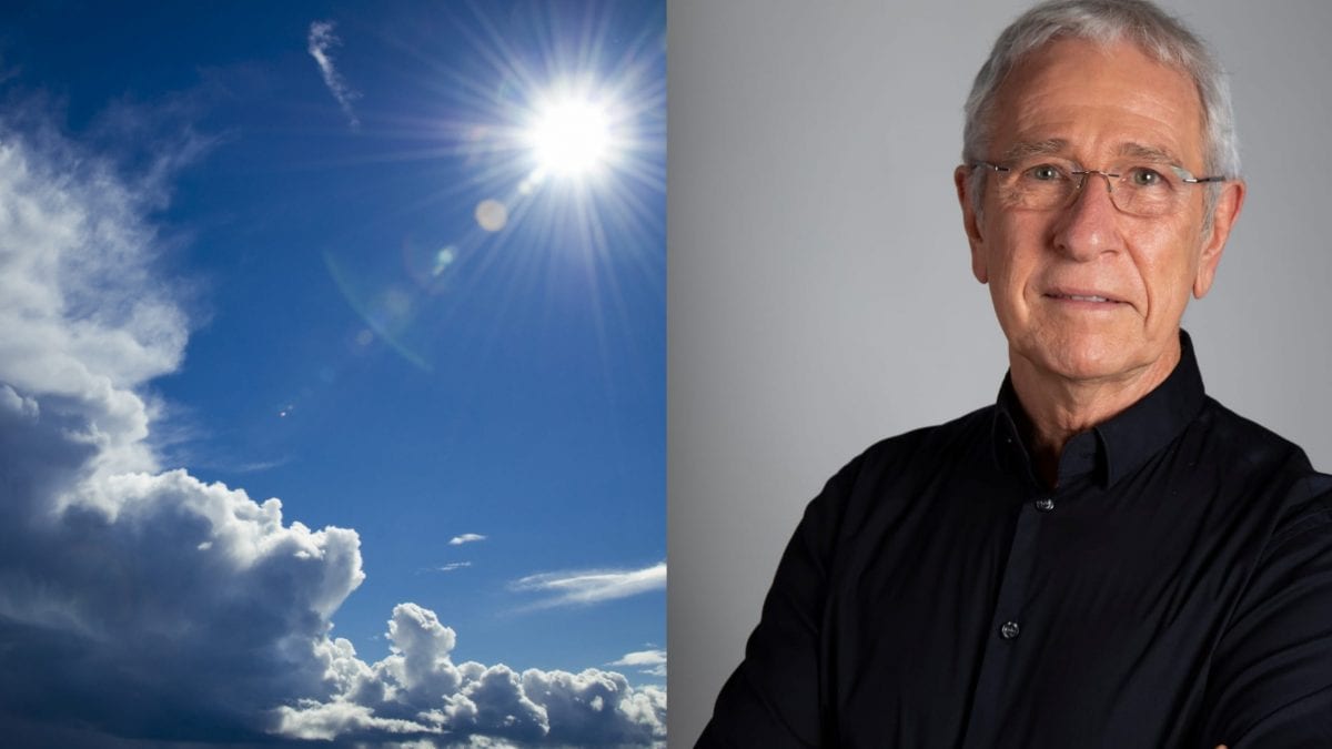 A destra, il meteorologo e divulgatore Paolo Sottocorona.