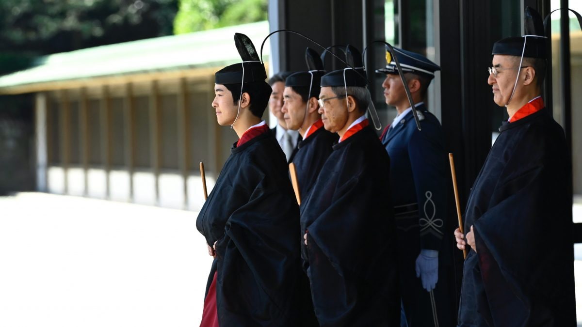 L’erede al trono dell’impero giapponese, il principe Hisahito.