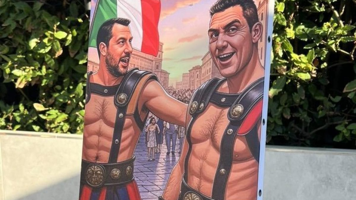 Immagini pubblicate da Giorgio Pollastrelli, consigliere comunale leghista a Civitanova Marche