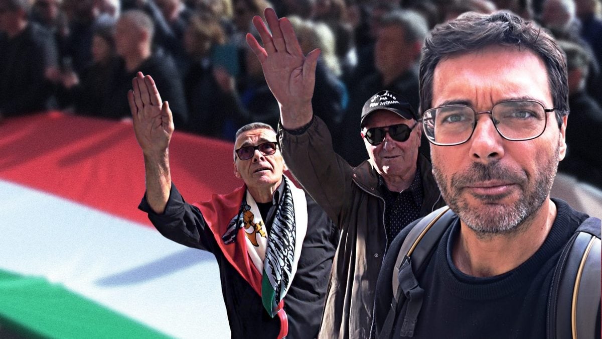 Predappio 2025: in mezzo ai fascisti