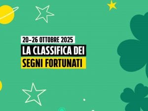 Oroscopo, la classifica dei segni più fortunati della settimana dal 20 al 26 ottobre 2025: l&#8217;amore bacia Acquario e Bilancia