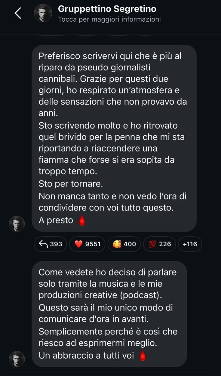 Fedez via Instagram, 2025