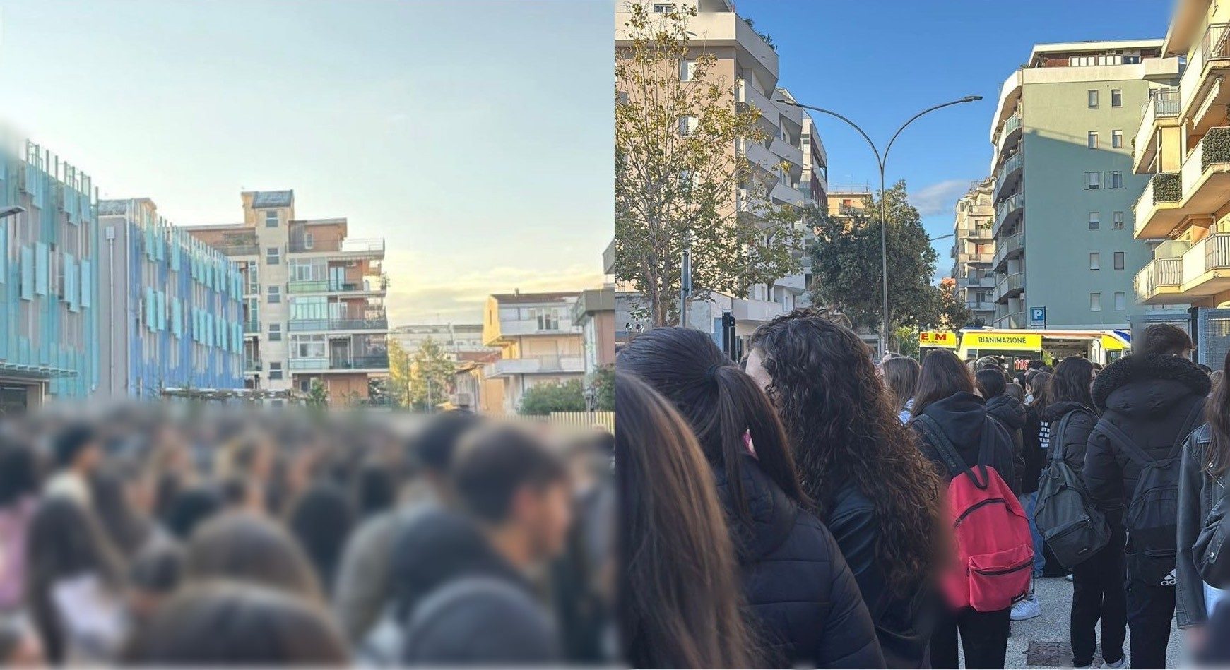 Liceo evacuato a Pescara, parlano studenti e genitori: "Persone in lacrime, non riuscivano a respirare"