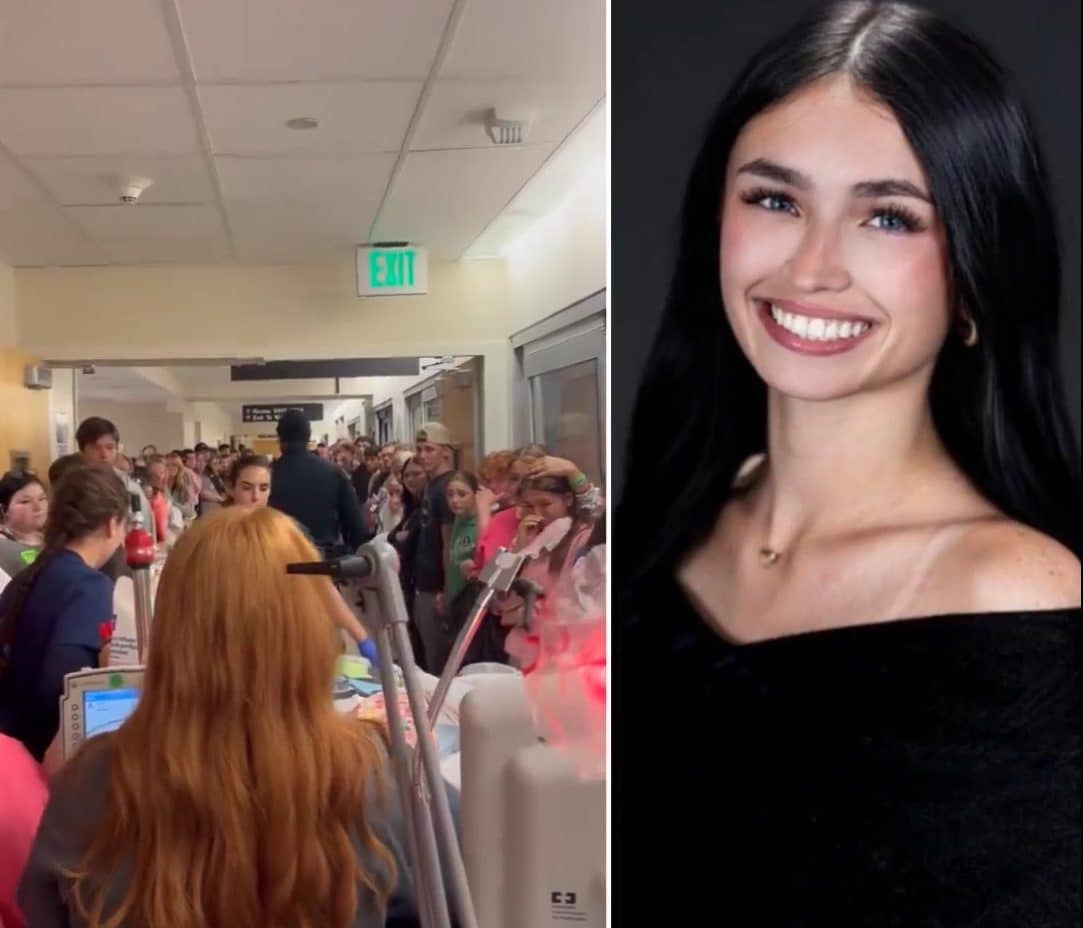 Il commovente addio alla 18enne Kimber uccisa alla festa: marcia d'onore in barella prima dell'espianto organi