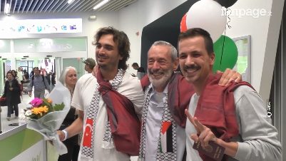 Gli attivisti rientrati a Torino