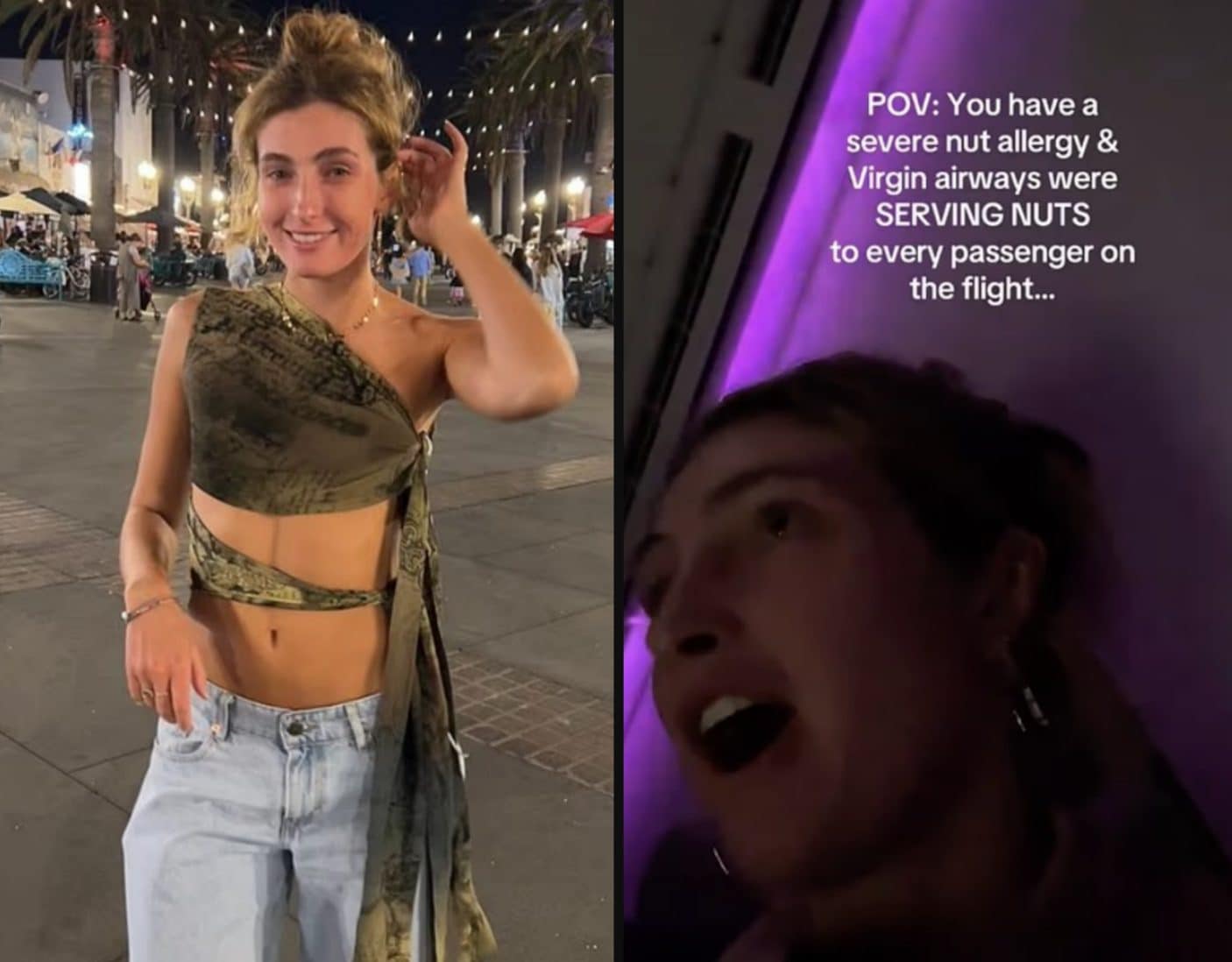 Allergica alla frutta secca, si ritrova una torta alle noci sul menù a bordo di un volo di 10 ore