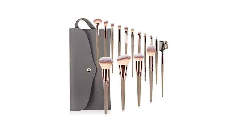 Set di 10 pennelli da trucco