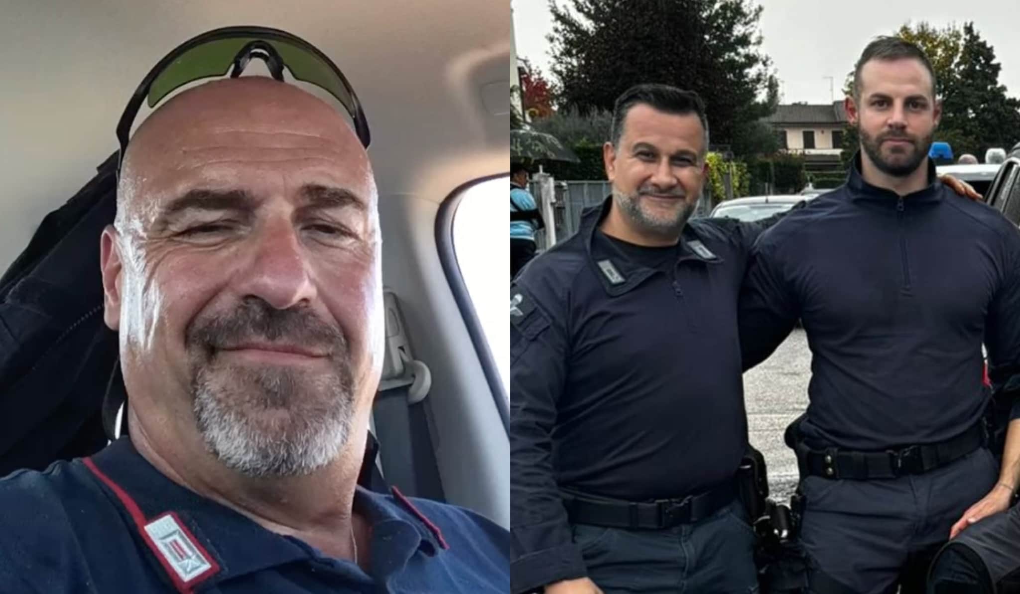 Da sinistra, Marco Piffari, 56 anni, Valerio Daprà, 56, e Davide Bernardello, 36.
