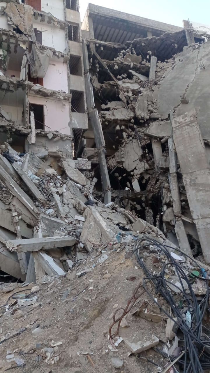 La casa della studentessa distrutta