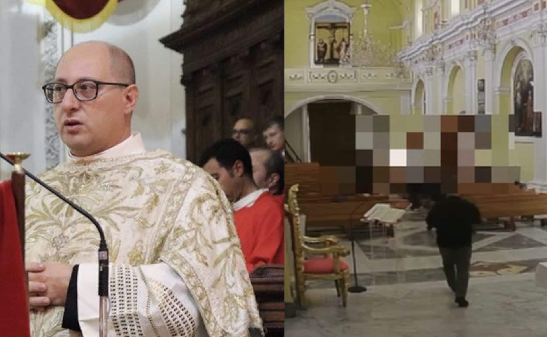 Don Nunzio Samà accoltellato in chiesa a Gela da un giovane entrato per confessarsi: “Fanatismo religioso”