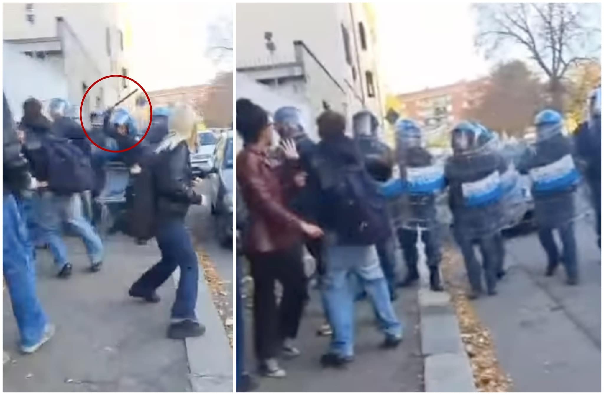 Tensione davanti a liceo di Torino: studenti manganellati durante protesta antifascista, fermato 15enne