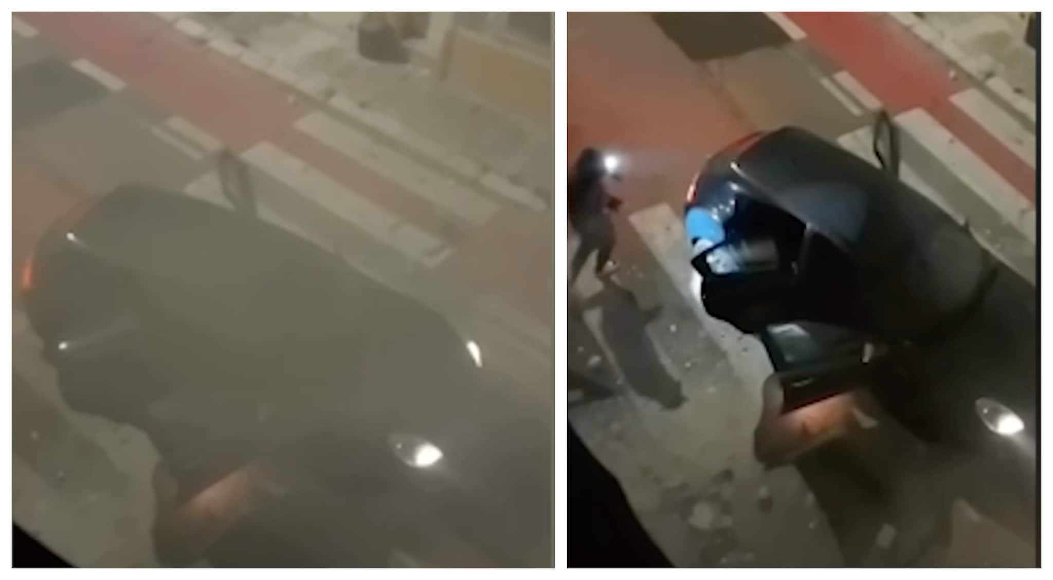 Assaltano bancomat in Salento facendolo esplodere, poi fuggono col bottino: la banda ripresa da un residente