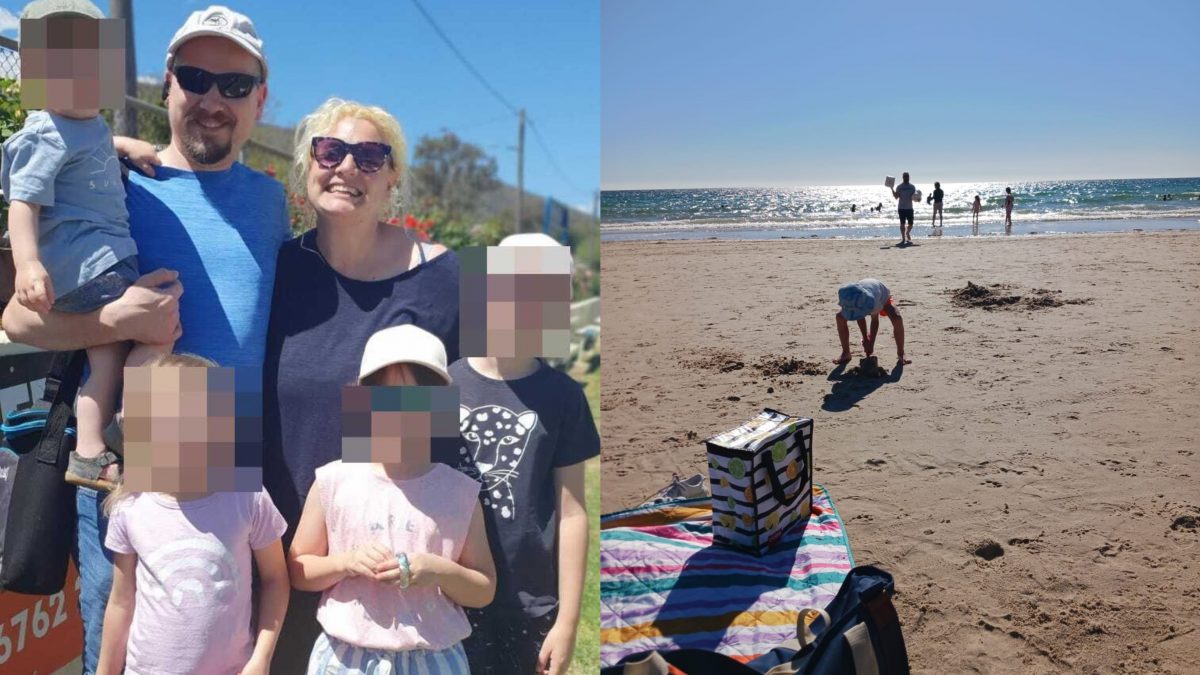 Raffaella, italiana ad Adelaide, e la sua famiglia.
