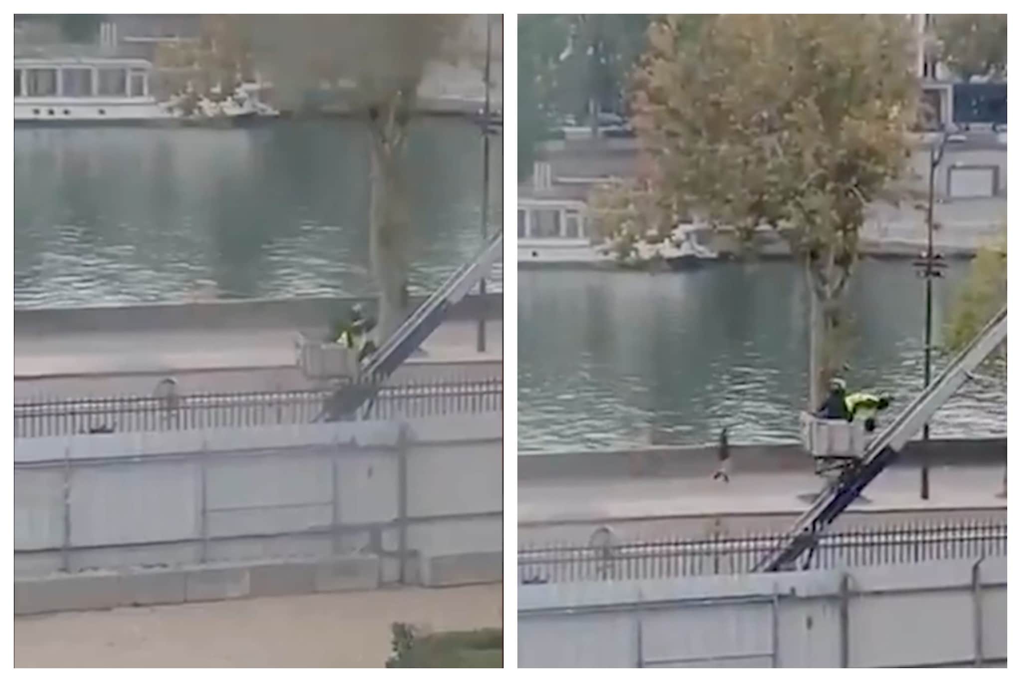 Il nuovo video del furto dei gioielli al Louvre: i ladri scendono tranquillamente dal montacarichi e fuggono