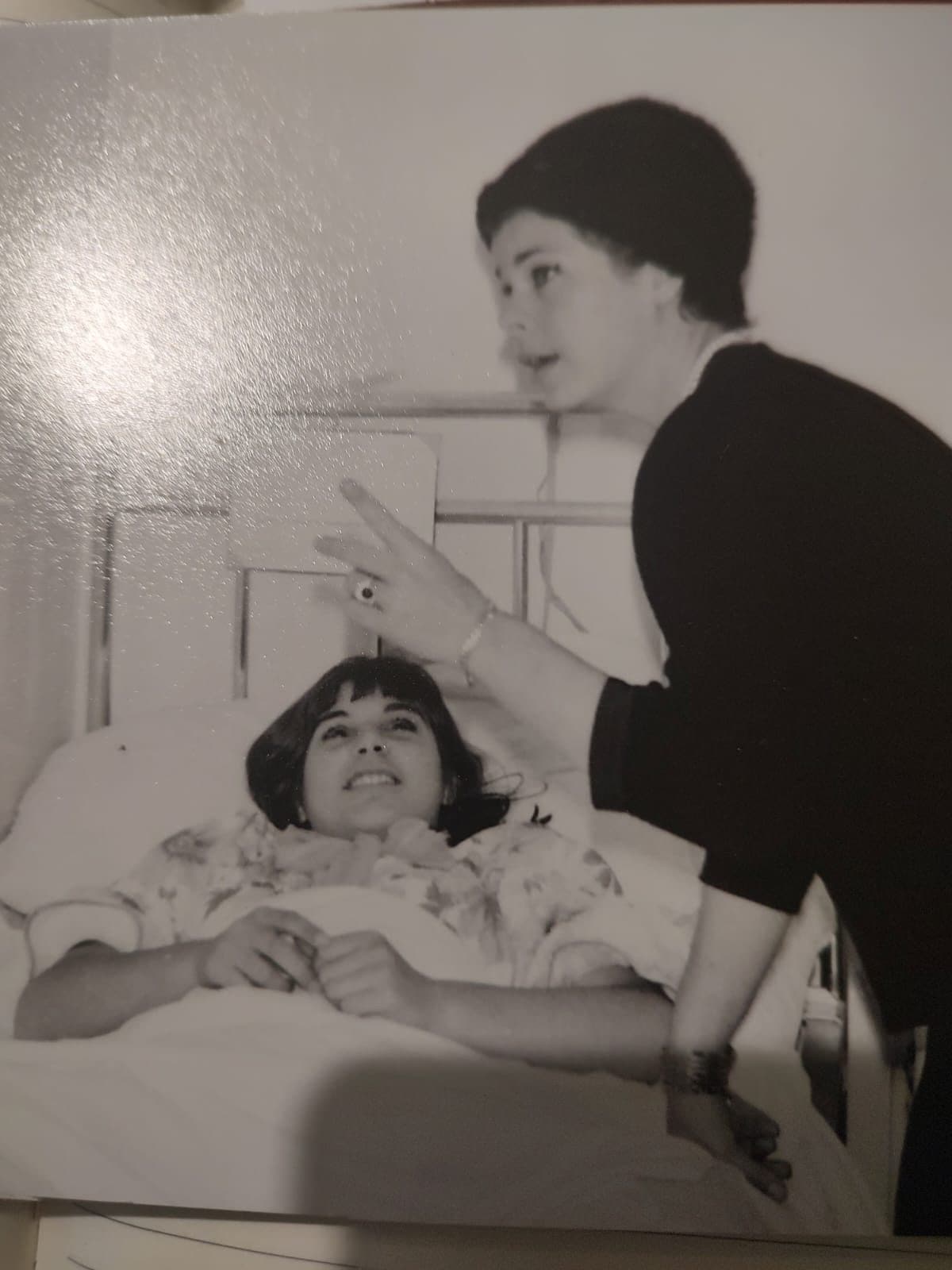 Micaela Coletti all’ospedale.