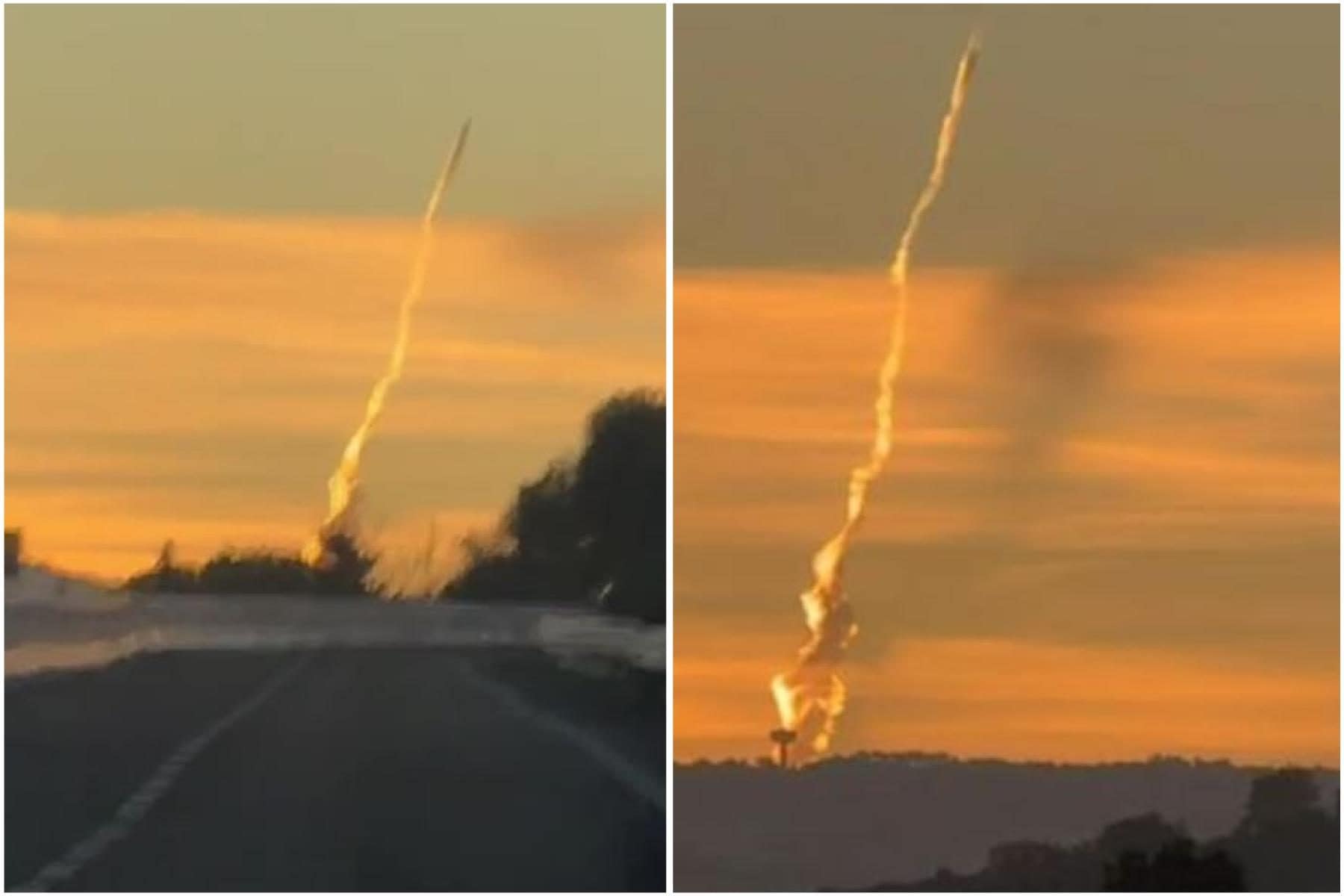 “Ho visto un missile sui cieli della Sardegna", passante fa video e segnala alla polizia
