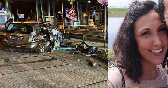 Incidente a Mestre, auto si schianta contro il casello della A57 distruggendosi: morta la conducente