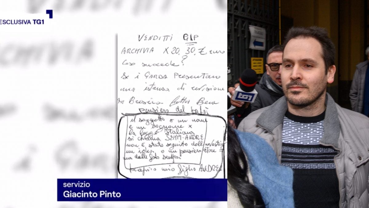 Le immagini mostrate in esclusiva al Tg1.